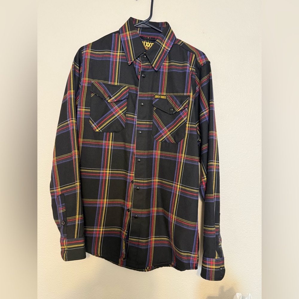 Men’s DIXXON Guns N Roses flannel Size small